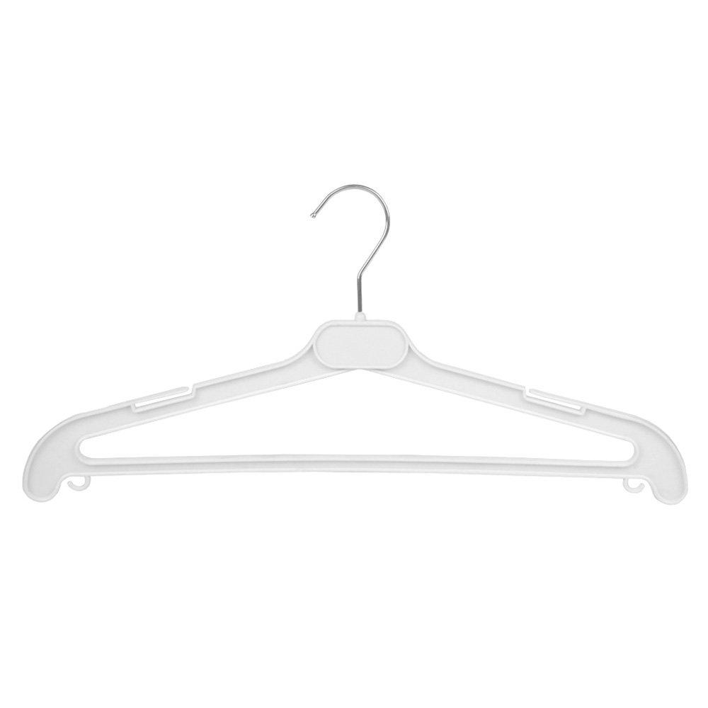 Плечики для легкой одежды 44 см. (арт. VLA) белые купить оптом в Плечики.biz